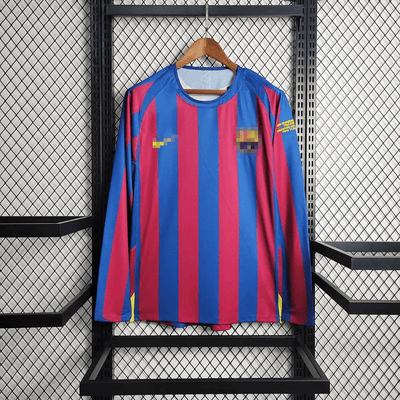Barca 2005 L/S UCL Home Shirt