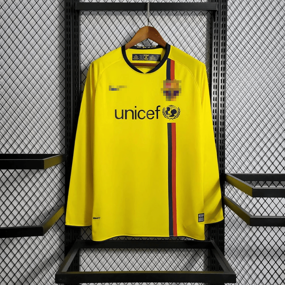 Barca 2008 L/S Away Shirt