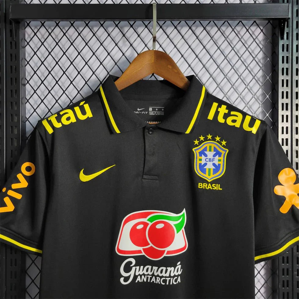 Brazil 2022 Black Tranning Shirt